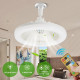 Вентилятор-люстра в патрон LED Multi-Function Fan Light універсальний стельовий LK-22D1