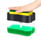 Диспенсер для миючого засобу із підставкою для губки Soap Pump & Sponge Caddy Чорний