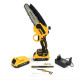 Акумуляторна міні пила DeWalt DCM160N (24V, 4AH, шина 20 см) з автоматичним змащенням ланцюга