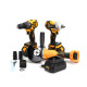 Набір 3в1 АКБ DeWalt 36V (Шуруповерт DCD996 + УШМ DCG409 + Гайковерт DCF922)