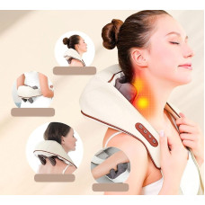 Масажер електричний U-подібний з підігрівом для спини/шиї/тіла Kneading Neck Massager