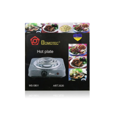 Електроплита 1 спіраль 1000Вт Domotec MS-5801 12шт 8551