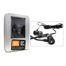 Навушники вакуумні з мікрофоном метал JBL E18 200шт 8222