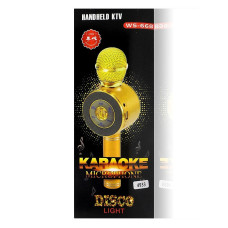 Мікрофон караоке з підсвічуванням (кольори) WS668 40шт 9574