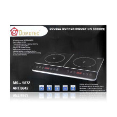Електроплита індукційна 2 конфорки Domotec MS-5872