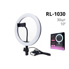 Лампа діодна кільцева для селфі 10" 30шт RL-1030