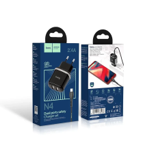 Зарядний пристрій 220В 2,4А 12Вт 5В USBx2 з кабелем USB - micro USB Hoco N4 Aspiring 120шт 9973