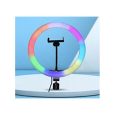 Лампа діодна кільцева для селфі 10" (26см) CXB-260RGB 30шт 9458