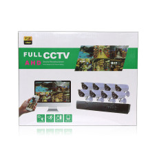 Відеореєстратор DVR 8 камер 0,3 Мп AHD 6145AHD-P8 4шт 9602