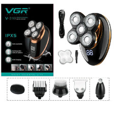 Електробритва акумуляторна підзарядка від USB VGR V-316 40шт 7603