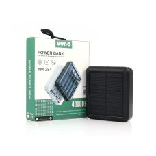 Зовнішній акумулятор (power bank) 40000mAh (10000mAh) Boro YM-384 100шт 7468