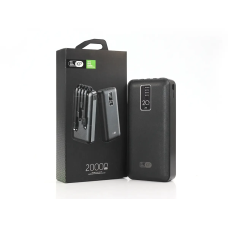 Зовнішній акумулятор (power bank) 20000мАг KP KP-27 40шт 7276