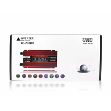 Перетворювач інвертер AC/DC 2000Вт 12В LCD UKC KC-2000D 30шт 7230
