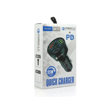 Зарядний пристрій 12В 3,1А 55Вт 12В USBx2 Type-Cx1 QC3.0 WGS-G35Y-PD 250шт 7331