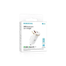Зарядний пристрій 12В 3,0А 30Вт 12В USBx1 Type-Cx1 QC3.0 PD BZ22 Scenery Borofone 392шт 6677