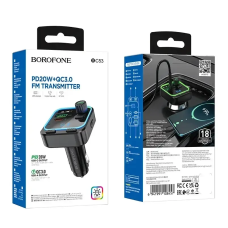 FM модулятор трансмітер Bluetooth PD20W QC3.0 Borofone BC53 Highway 112шт 6676