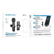 Мікрофон бездротовий цифровий Type-C Borofone Trophy Lavalier BFK12 132шт 6347