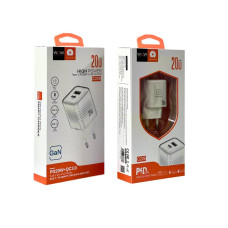 Зарядний пристрій 220В 3А 20Вт 12В USBx1 Type-Cx1 QC 3.0 WUW-C226 110шт 6333