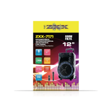 Акустична переносна колонка ZXX-7171 600Вт 12" 35х30х54см TWS/USB/SD/FM/BT/MIC/ДК 1шт 6406